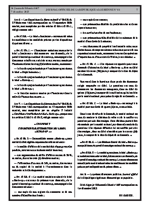 
N°81 du Journal officiel de la République Algérienne Démocratique et Populaire • Page 1

            